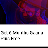 Flipkart Plus Users - Get Gaana+ Subscription for 6 Months for Free