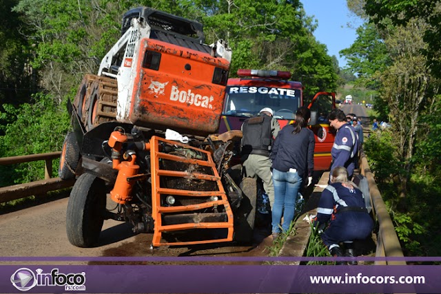 Acidente na ERS 591 entre Ametista do Sul e Planalto deixa uma vítima fatal.