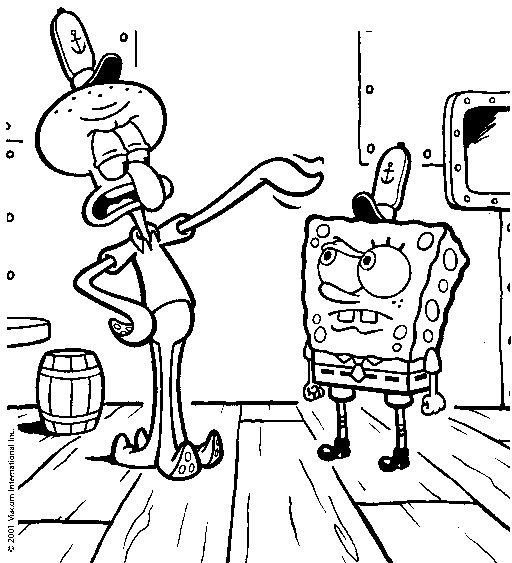 spongebob coloring pages