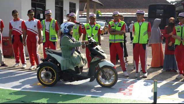 Lebih Mudah Lintasan Baru Ujian Praktik Pembuatan SIM C