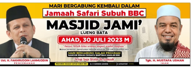 safari subuh BBC 30 JULI 2023