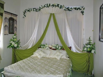 Romantic wedding room design, wedding room, kamar pengantin, wedding