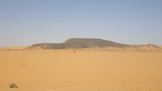 Entrance to desert from Khartoum