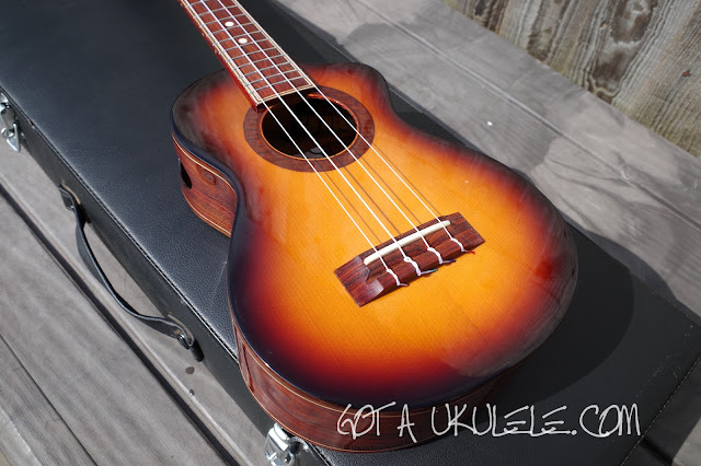 NFC Cutaway concert Ukulele body