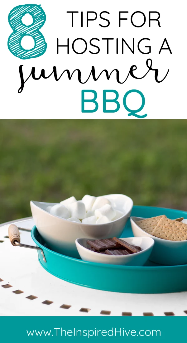 8 Great ideas for hosting an outdoor party or cookout. Have a stress free BBQ with these time saving tips!