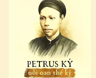 Chân dung học giả uyên bác Trương Vĩnh Ký trên một bìa sách bị chặn lại vì chế độ kiểm duyệt của CS.