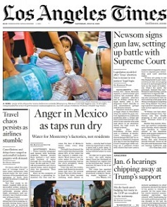 Los Angeles Times Newspaper 23 July 2022 Today News Headlines,Breaking News,Latest News From Wolrd.Politics,Sport,Business,Entertainment Los Angeles Times News Paper Or Magazine Pdf Download