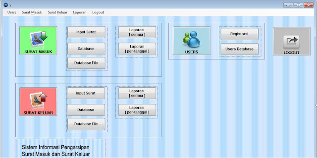Aplikasi Perngarsipan Surat Masuk dan Keluar pada kantor 