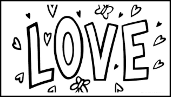 8 Best Coloring Pages Love | Free Printables for Kids & Adults