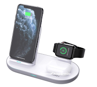 Vinci gratis Aukey Caricatore wireless  3 in 1 LC- A3 per iPhone 12, iWatch, AirPods Pro (valore € 36)