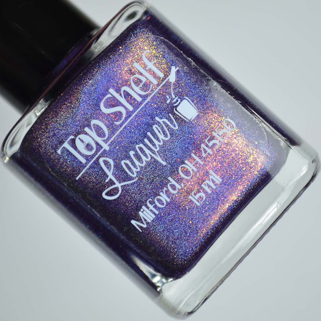 purple holographic nail polish