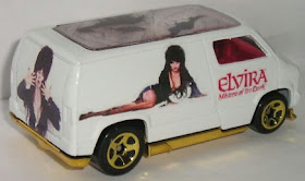 Custom Elvira Hot Wheels Dodge 1977 van