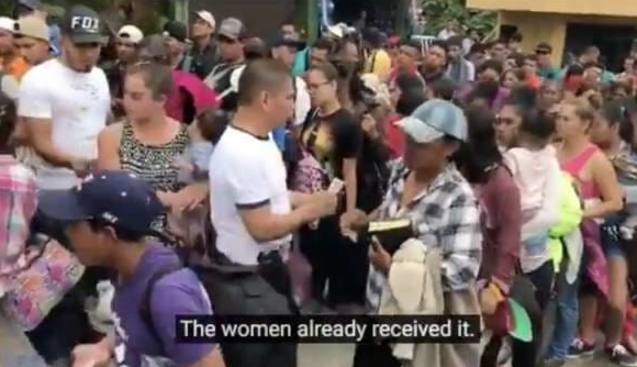 Rep. Gaetz Sounds the Alarm After Footage Surfaces of Women & Children Given Cash to Join Honduran Caravan to Storm U.S. Border (VIDEO)