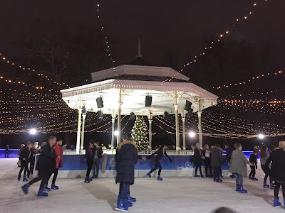 Ice skating at Hyde Park's Winter Wonderland