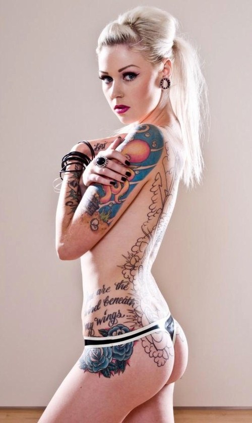tattoos pictures girl media on women