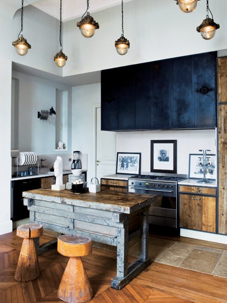 30+ New Rustic Industrial Kitchen Ideas