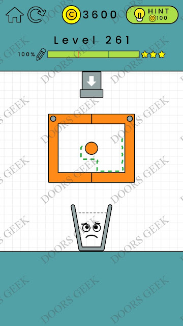 Happy Glass Level 261 Solution, Cheats, Walkthrough 3 Stars for Android and iOS