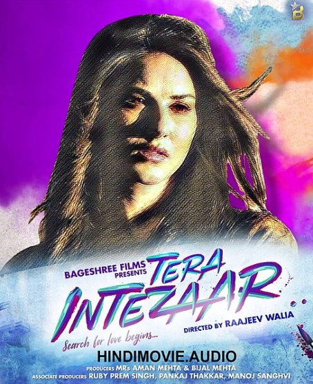 Tera Intezaar new upcoming movie first look, Poster of Sunny Leone, Arbaaz Khan download first look Poster, release date