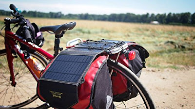 SunJack Folding Solar Charger With Power Bank For Camping, Traveling And Emergency Preparation