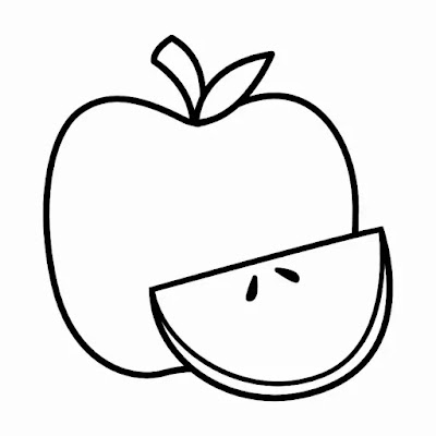 Deseho de fruta maçã