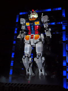 RX-78F00 Gundam Full-Scale Night Landscape Preview