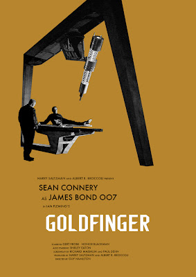 Gold finger Movie Poster James Bond 007