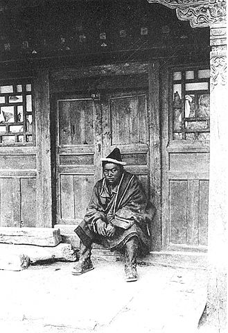 Цайдамский монгол, 1901 год (автор фото П.К. Козлов)