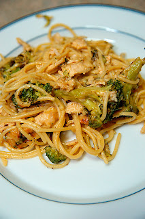 Skinny Chicken and Broccoli Alfredo