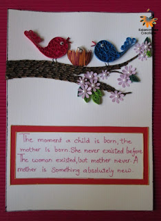 kalanirmitee: Quilled card-birds