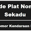 Kode Plat Nomor Kendaraan Sekadau