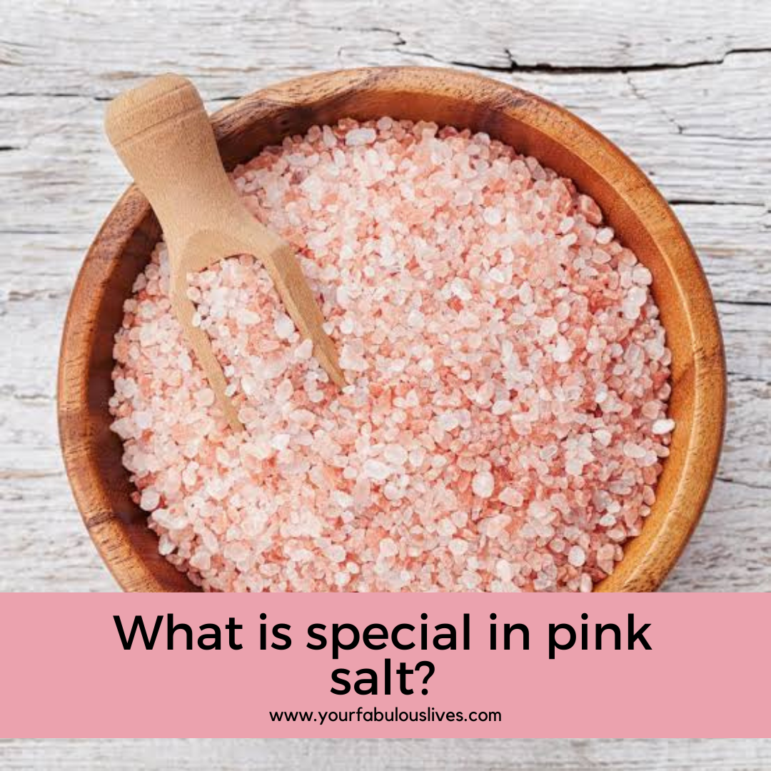 What is special in pink salt?