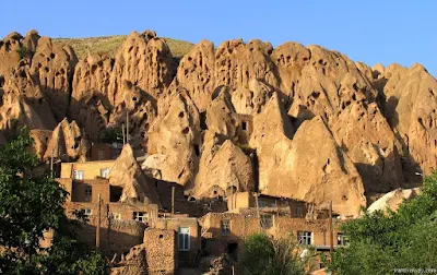 Gorgeous Kandovan is an extraordinary ancient village in the province of East Azarbaijan, near the city of Tabriz, Iran.