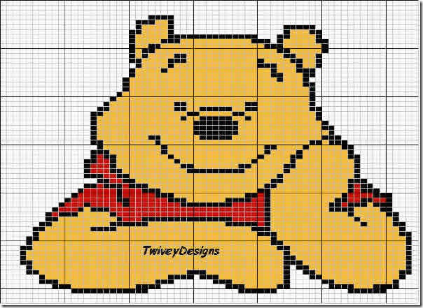 Esquemas Winnie The Pooh En Punto De Cruz Labores Punto De Cruz