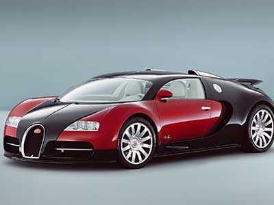bugatti veyron red and black