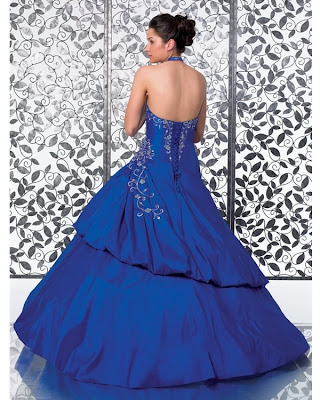 vestidos de 15 aos azules. Vestido de 15 años - Color