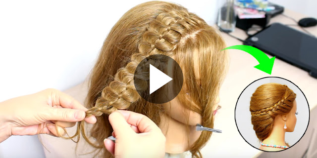 Learn, How To Create Cute And Beautiful Hairstyle, See Tutorial