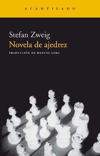 Portada de la novela "Novela de ajedrez", del escritor austríaco Stefan Zweig