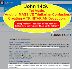 John 14:9, Trinitarian misunderstanding.