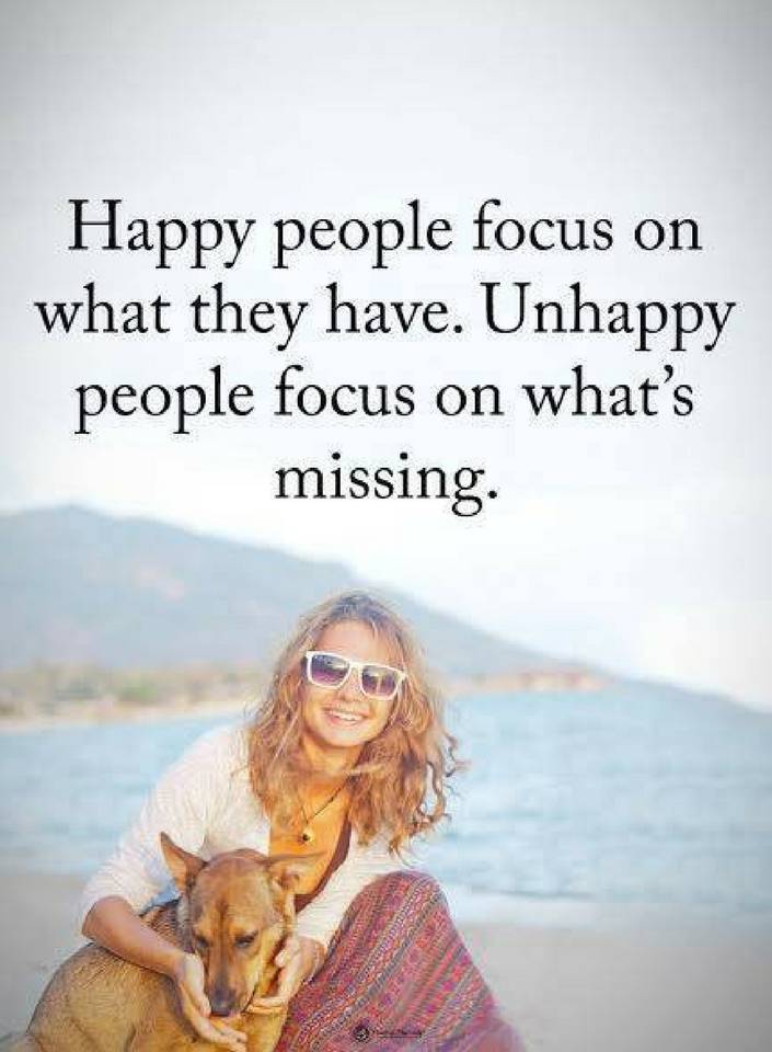 Quotes happy people focus on what they have. - Quotes