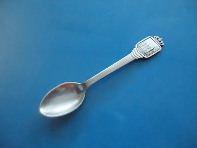 ANTIQUE KNUTHENBORG SOLID SILVER SPOON D.G.S DENMARK 