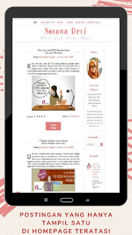 Postingan  Hanya Tampil Satu di Homepage Blogger  Blogspot Teratasi