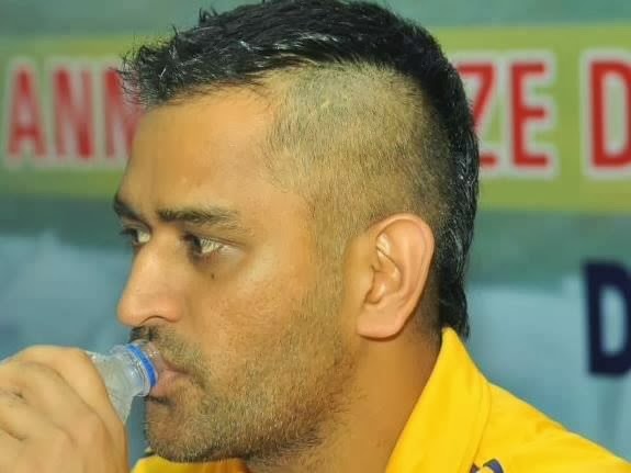 Captain Cool dhoni in New Super Cool Hairstyle wallpapers 