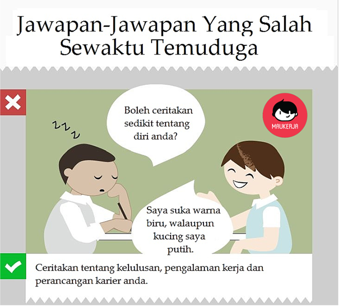 Jawapan Jawapan Yang Salah Semasa Temuduga  Blog 