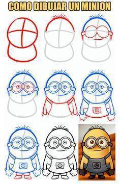 Learn to draw minions for kids