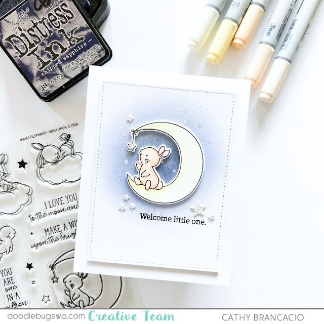 Mama Elephant's Wish Upon a Star Stamp and Die Set