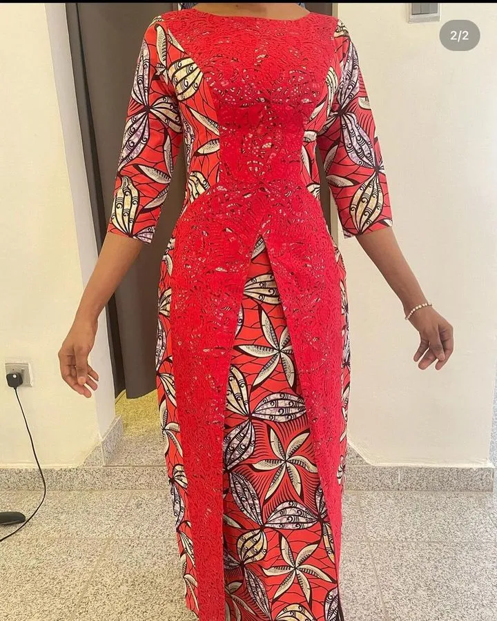 Ankara long gown styles