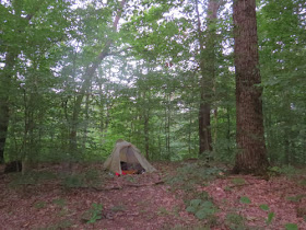 Knobstone Trail campsite