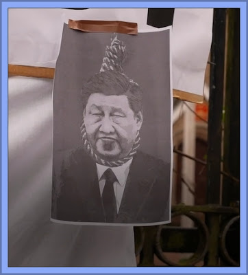 Xi Jinping Poster That Caused Assaults