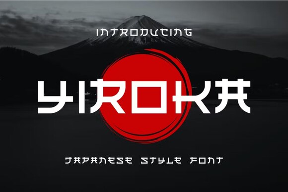 Download Yiroka - Japanese Modern Font
