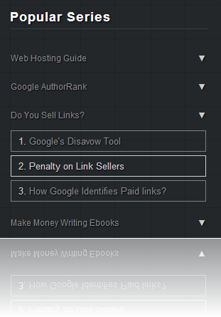 Accordion Widget for blogger